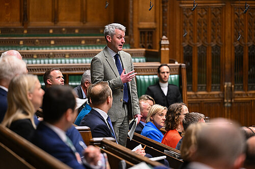 Will Forster speaking in the House of Commons