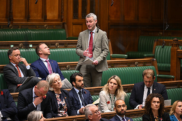 Will Forster speaking in the House of Commons